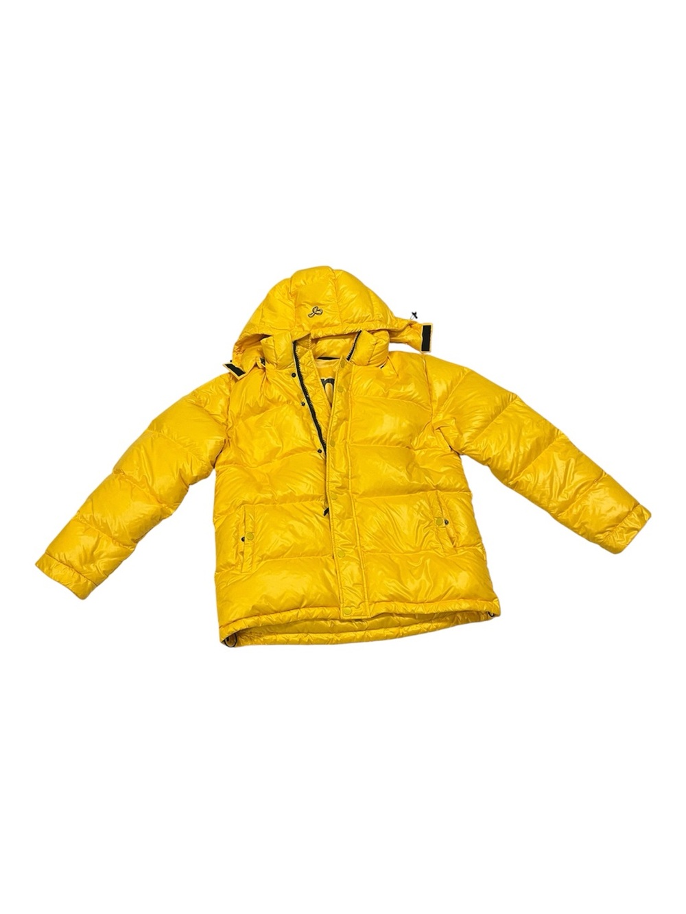 TNA Super Puff Yellow Puffer Jacket size M